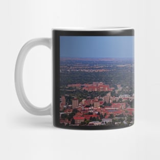 Supermoon rising over Boulder Colorado Mug